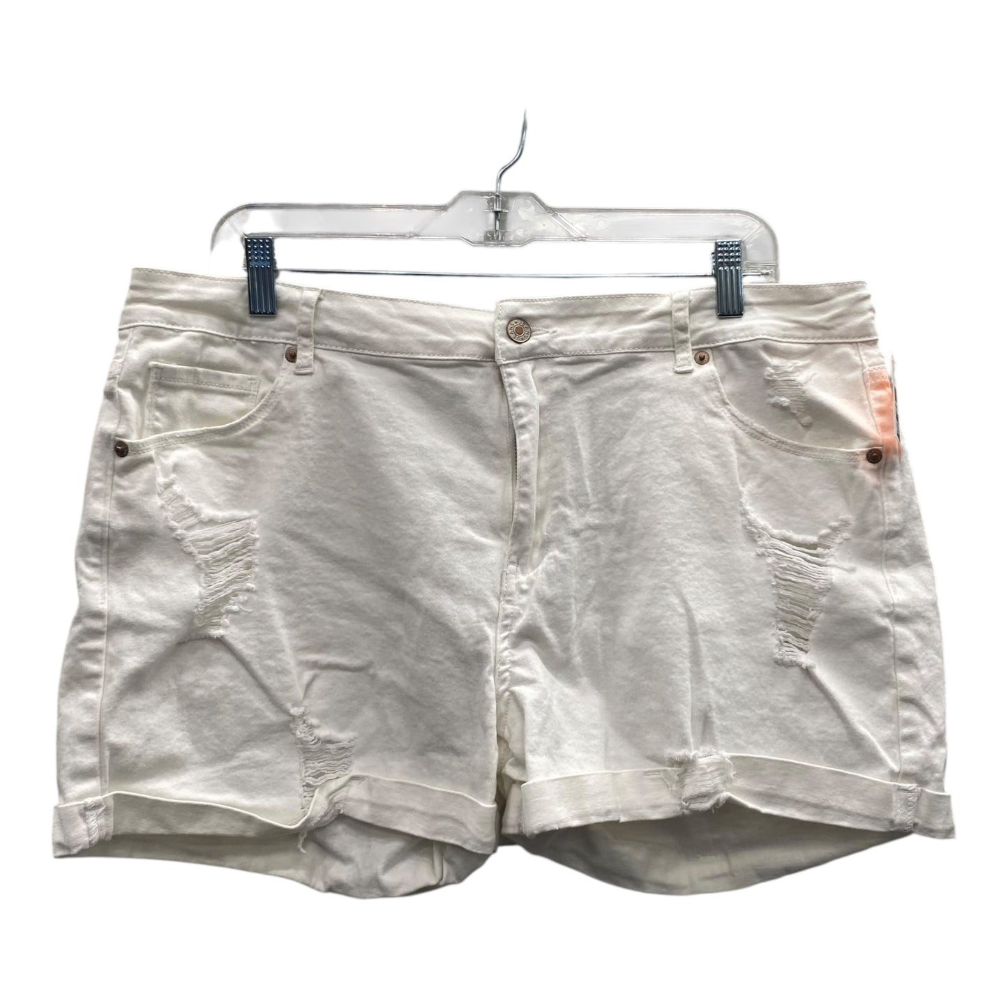Shorts By jeans In Ivory, Size:20