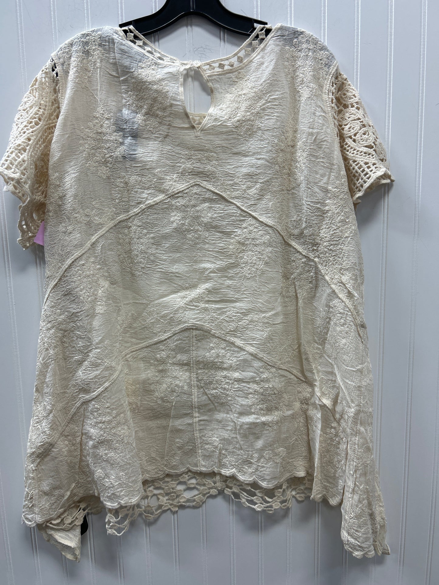 Top Ss By Lane Bryant In Tan, Size:1X NWT