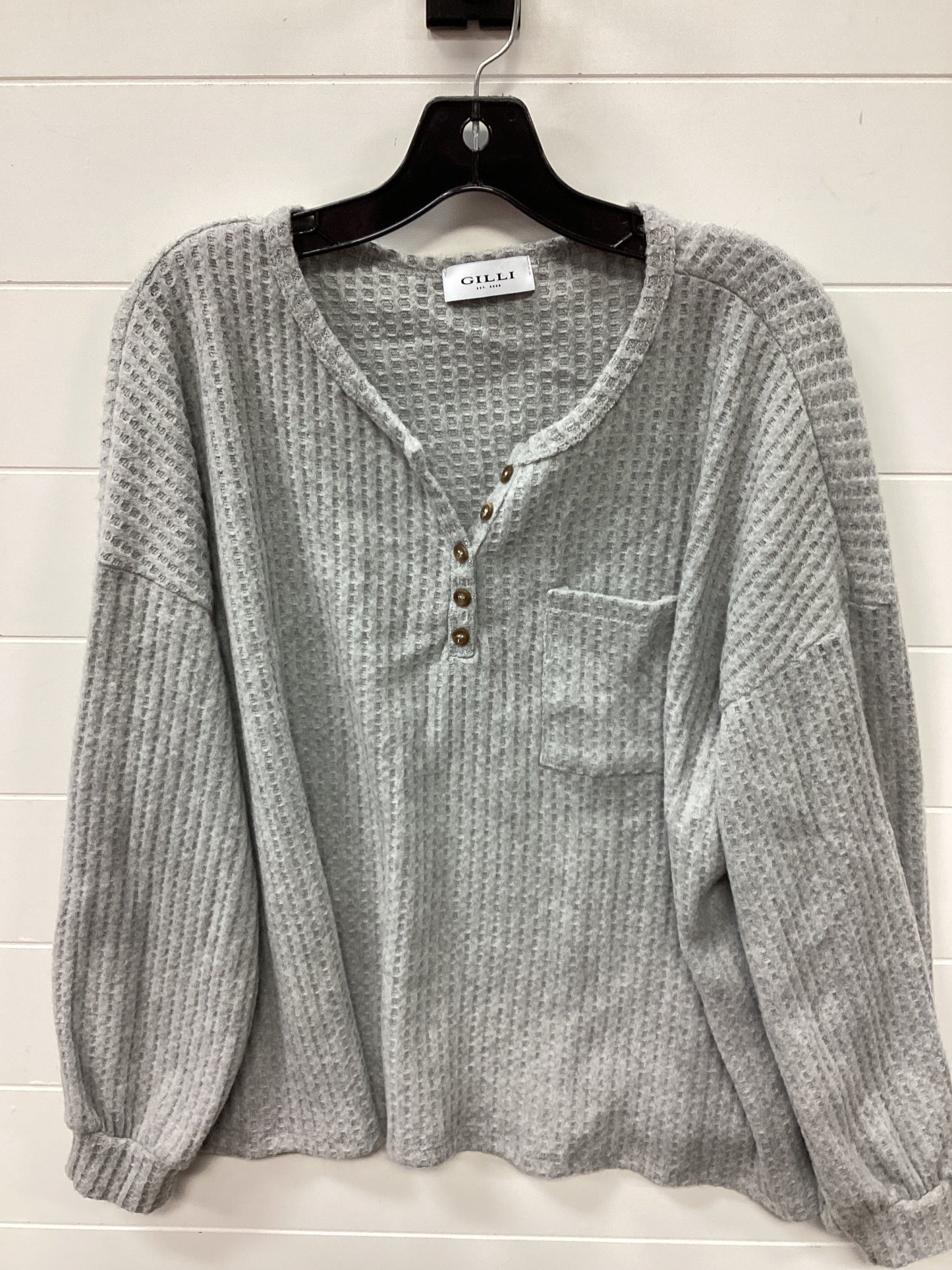 Top Ls By Gilli In Grey, Size:L
