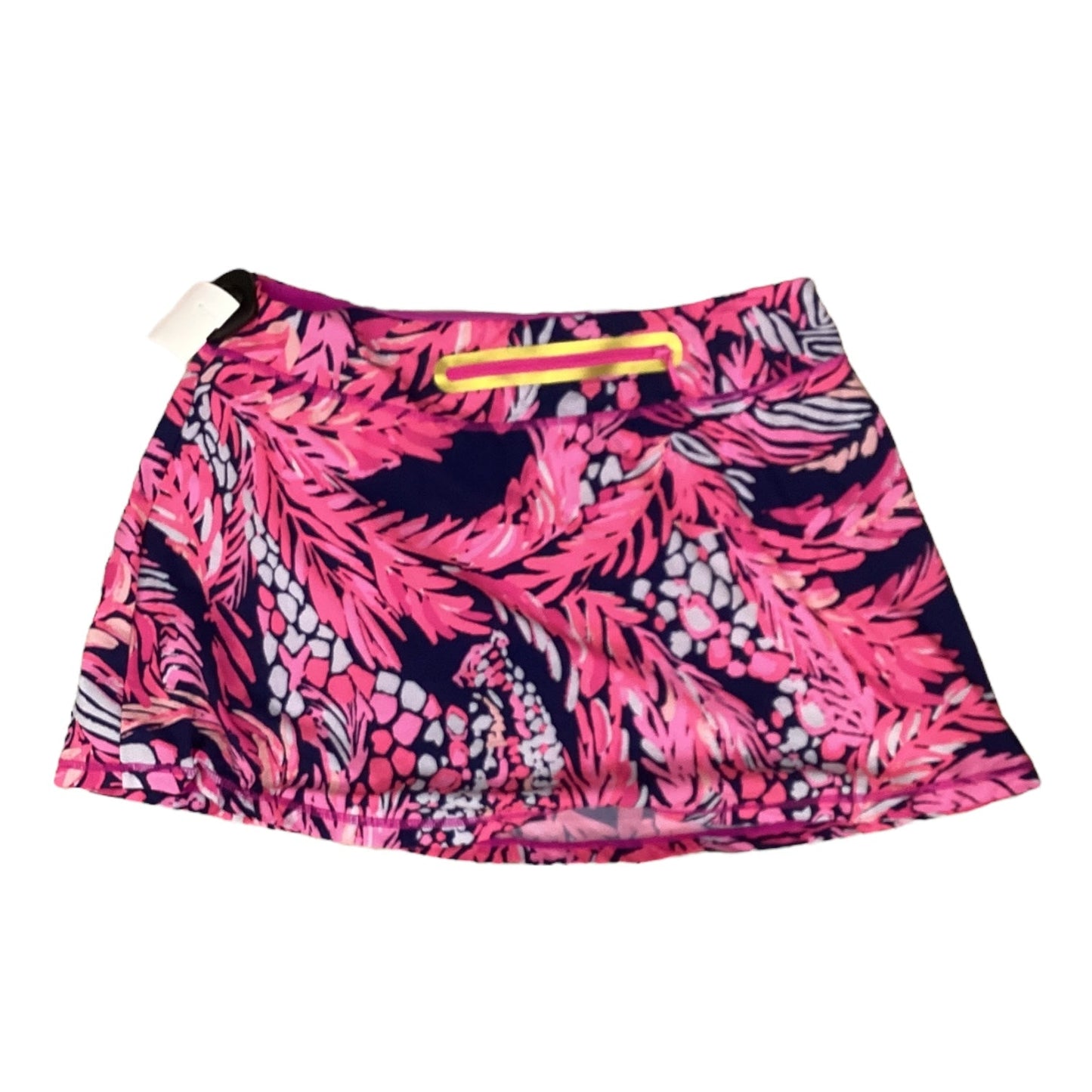 Skort Designer By Lilly Pulitzer In Blue & Pink, Size:M