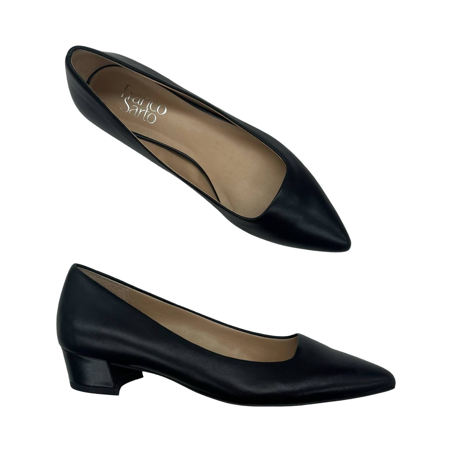 Shoes Heels Block By Franco Sarto In Black, Size:8