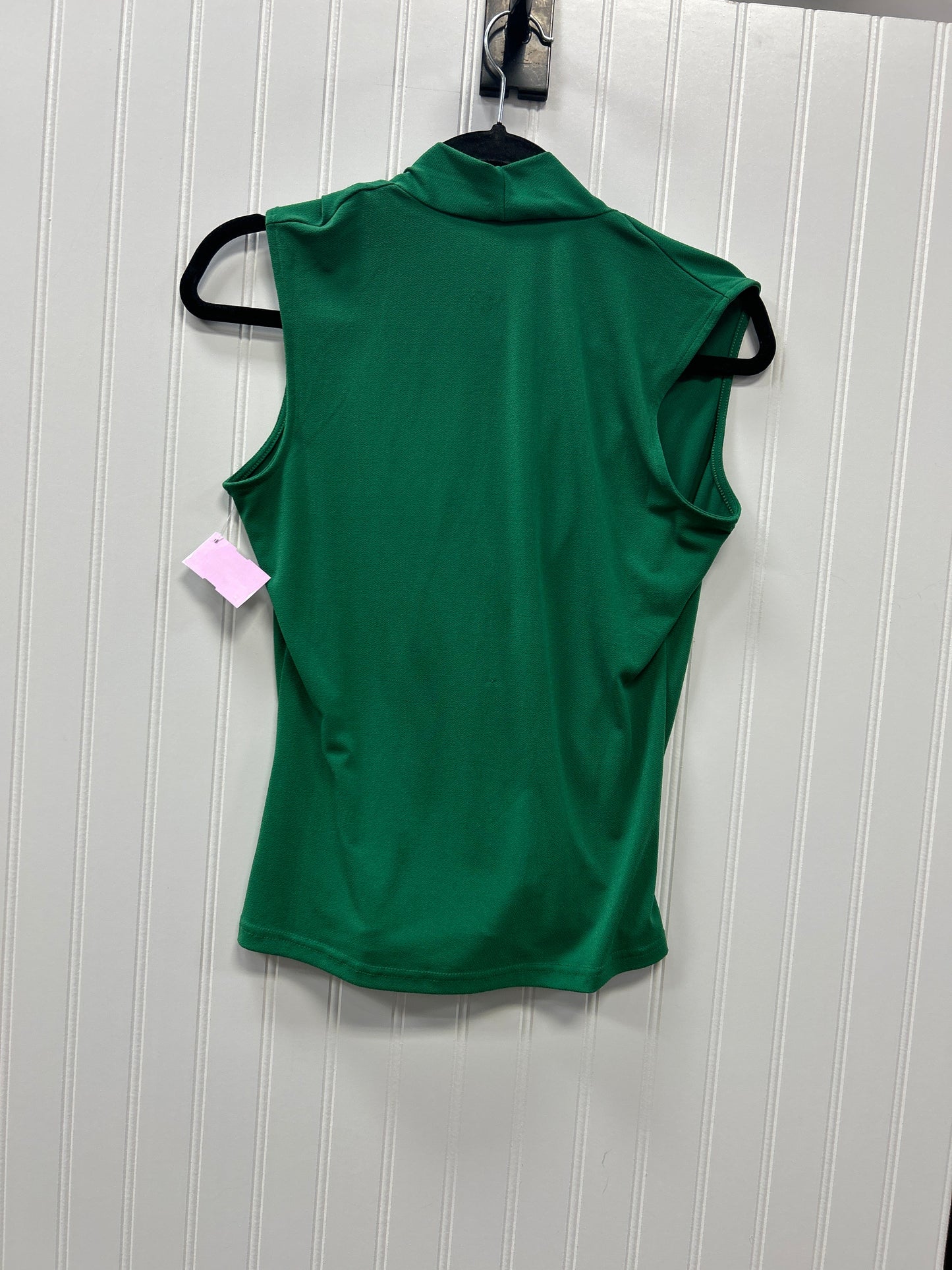 Top Sleeveless By Banana Republic In Green, Size:S