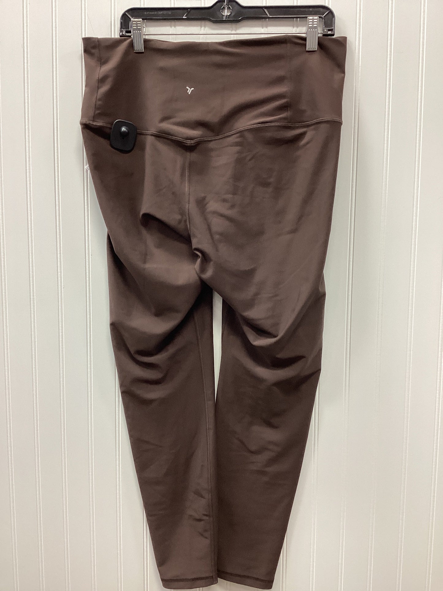 Athletic Leggings By Old Navy In Brown, Size:Xl