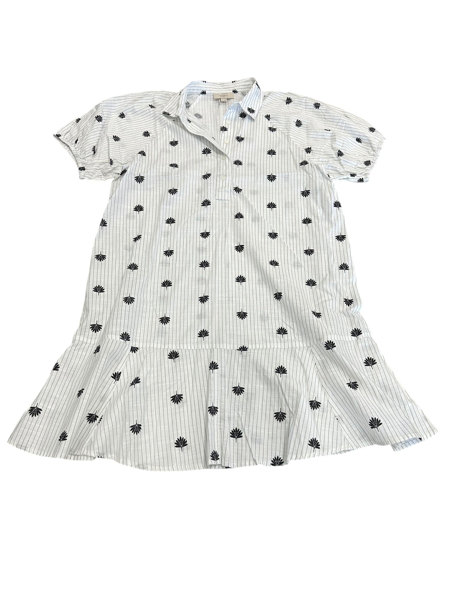 Dress Casual Short By Loft In Black & White, Size:S