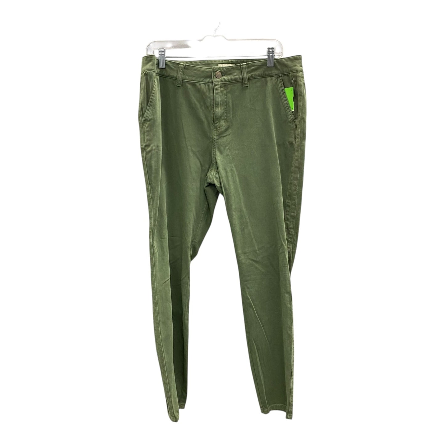 Jeans Straight By Vineyard Vines In Green, Size:12