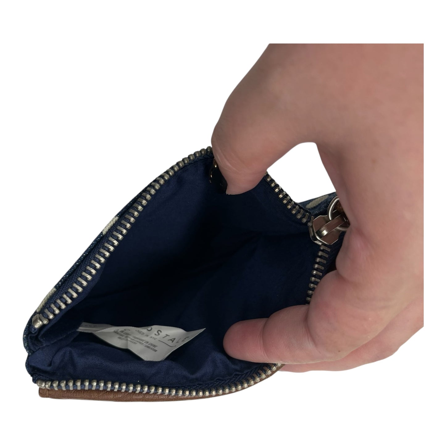 Wristlet By Aeropostale In Blue & Brown, Size:Medium