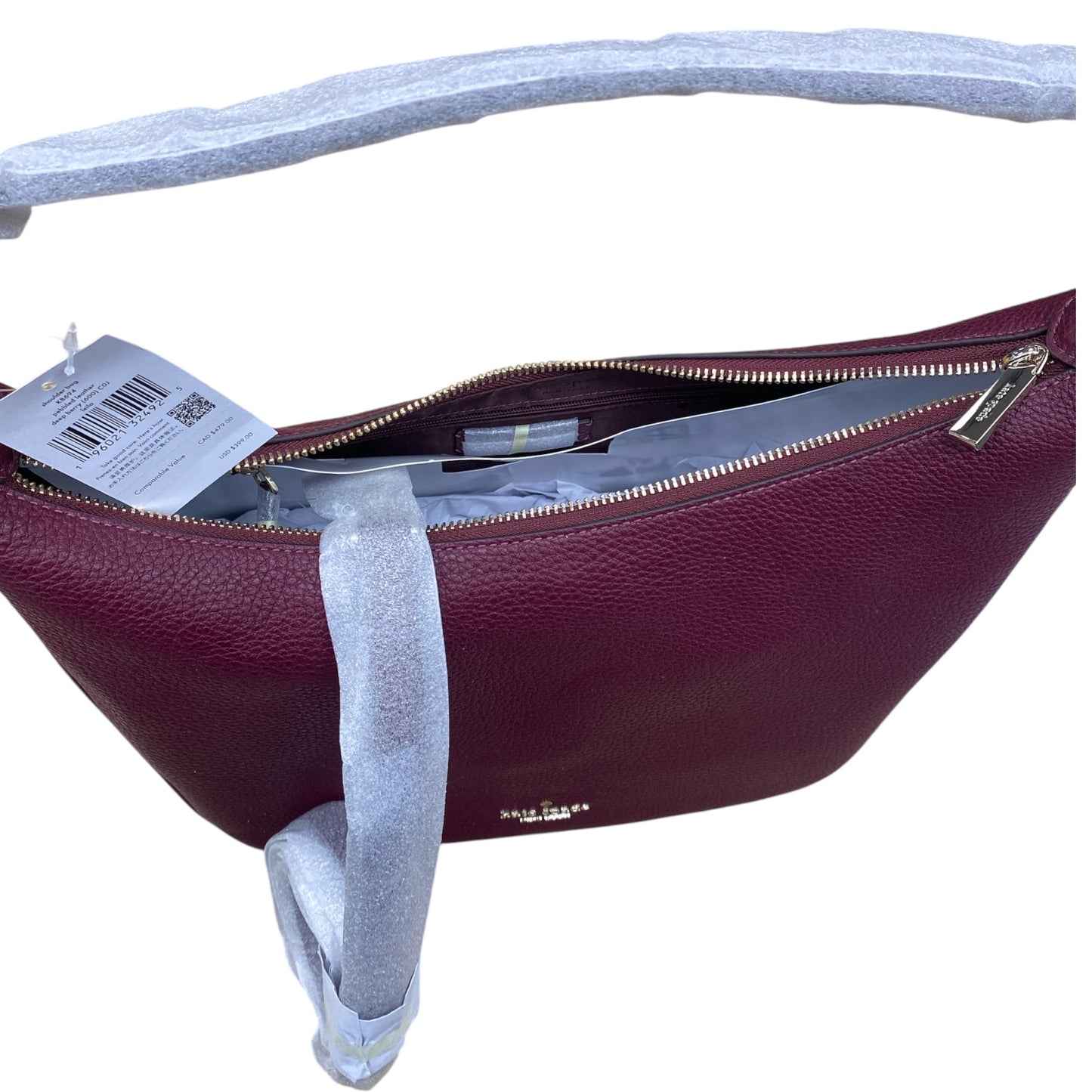 Handbag Designer By Kate Spade In Maroon, Size:Medium