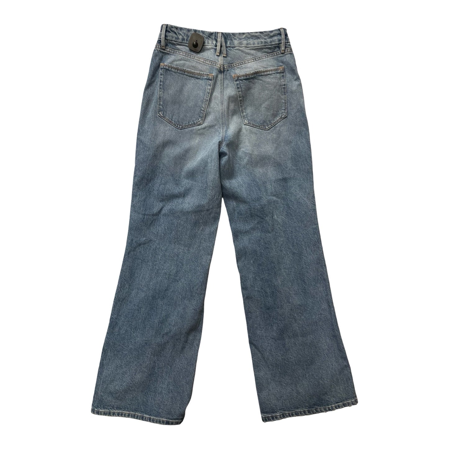 Jeans Wide Leg By Good American In Blue Denim, Size:8