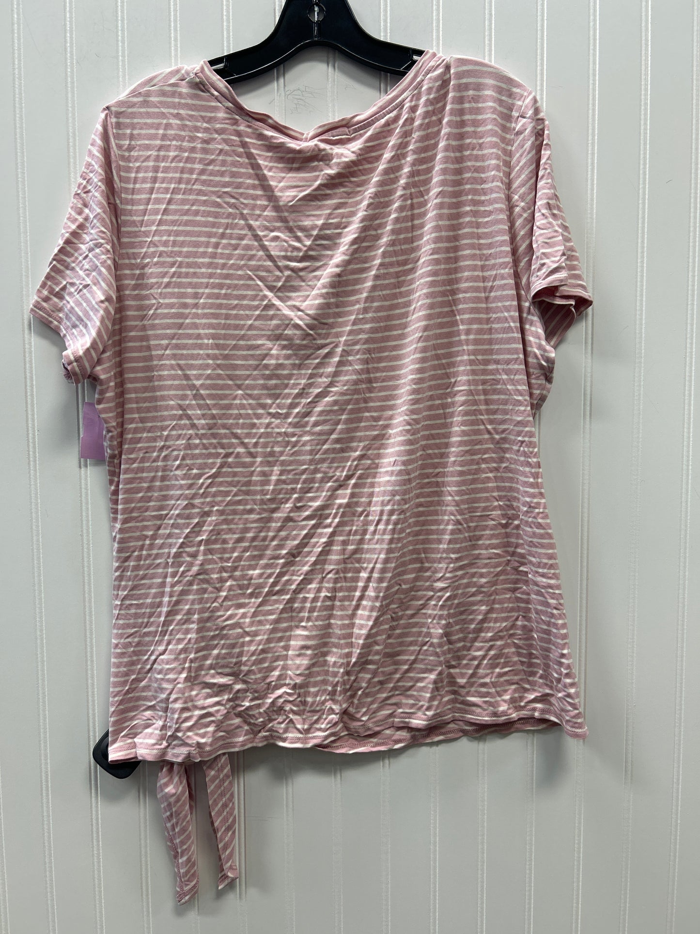 Top Ss By Matty M In Pink, Size:1X NWT