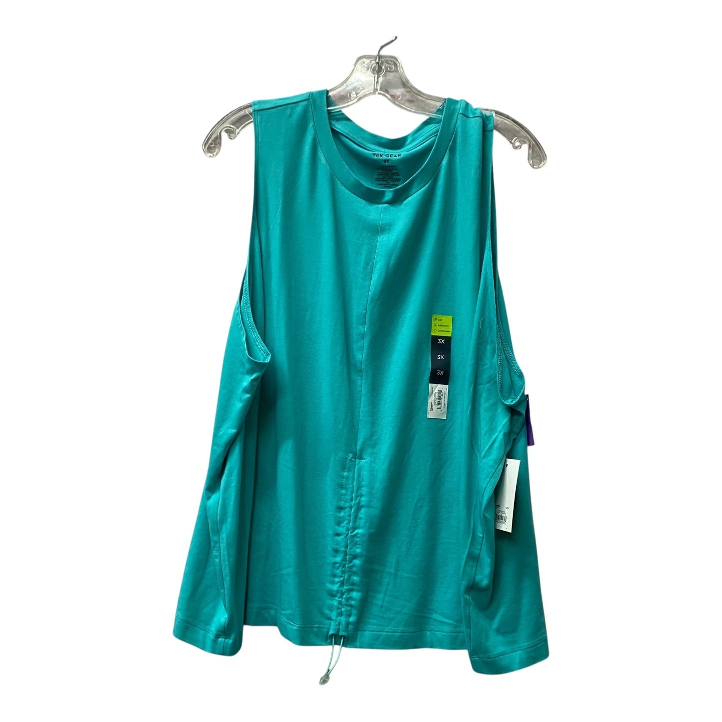 Athletic Tank Top By Tek Gear In Blue, Size:3X