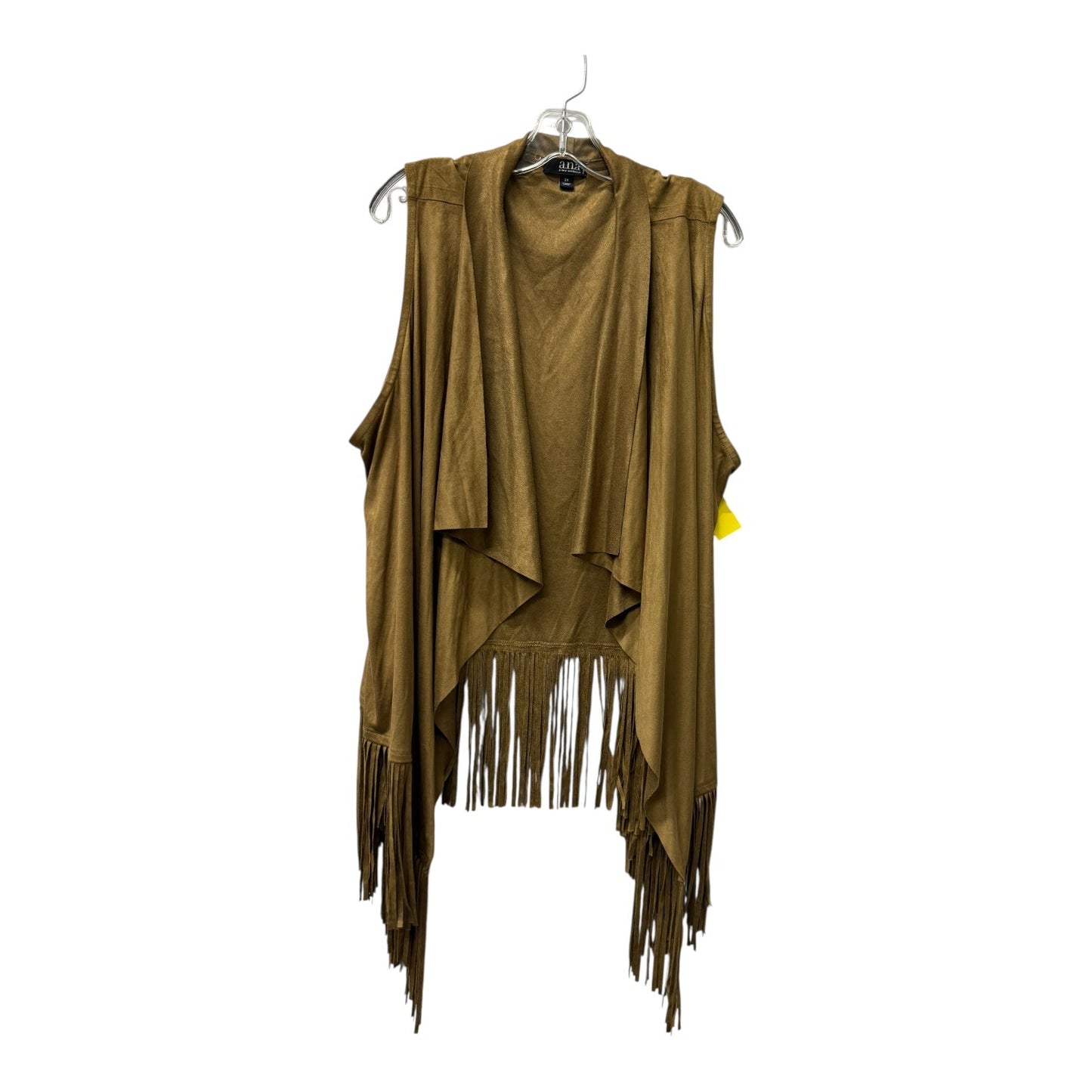 Vest Other By Ana In Brown, Size:2X