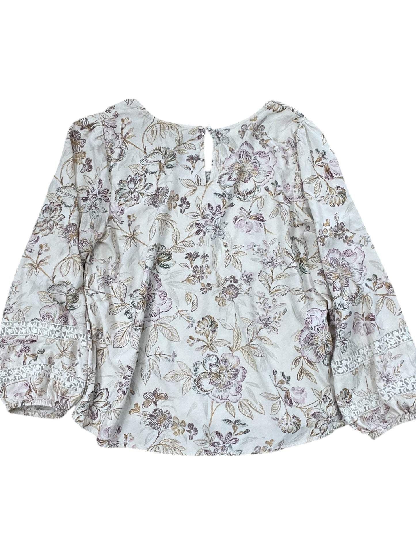 Top 3/4 Sleeve By Maurices In Cream, Size:L