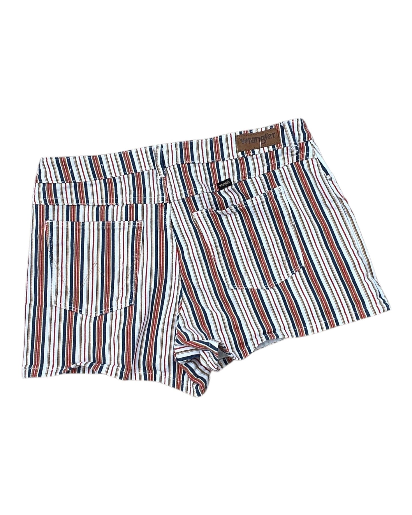 Shorts By Wrangler In Blue & Red, Size:14