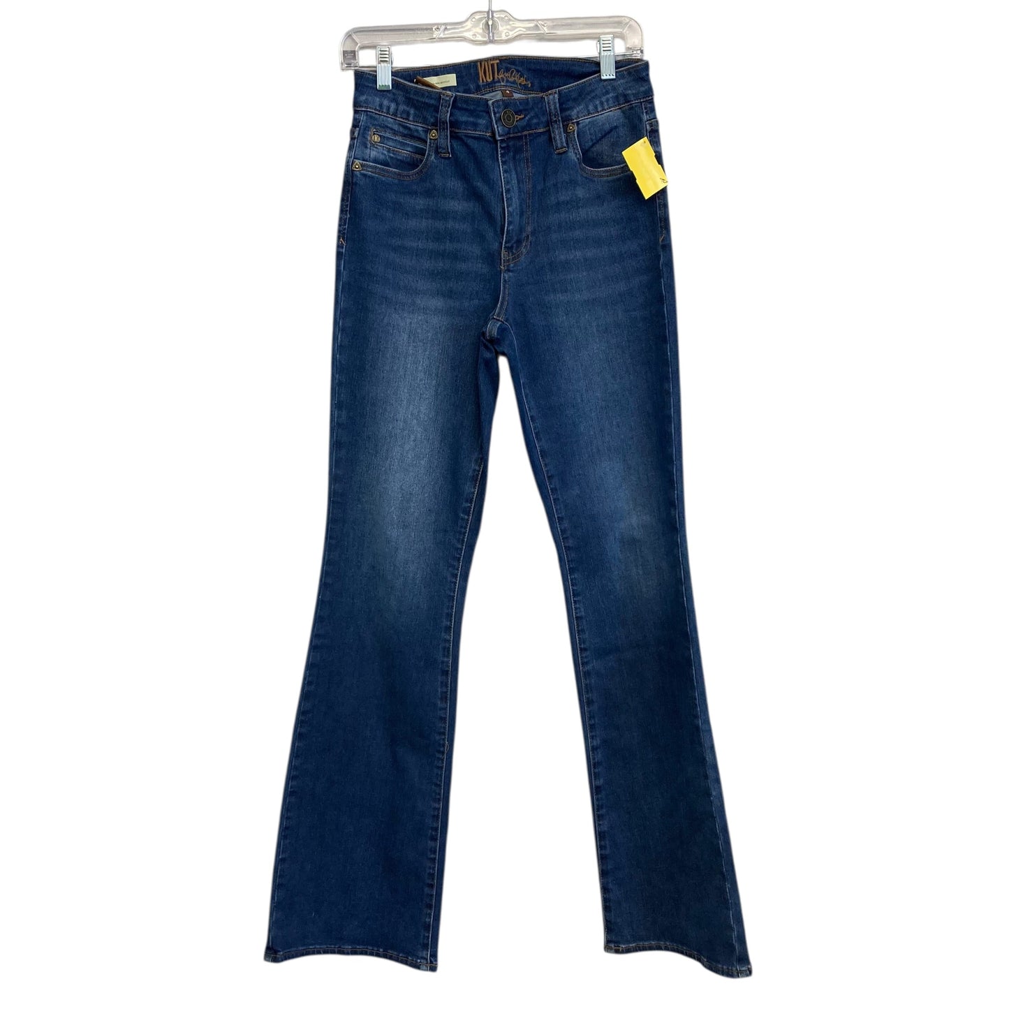 Jeans Boot Cut By Kut In Blue Denim, Size:4