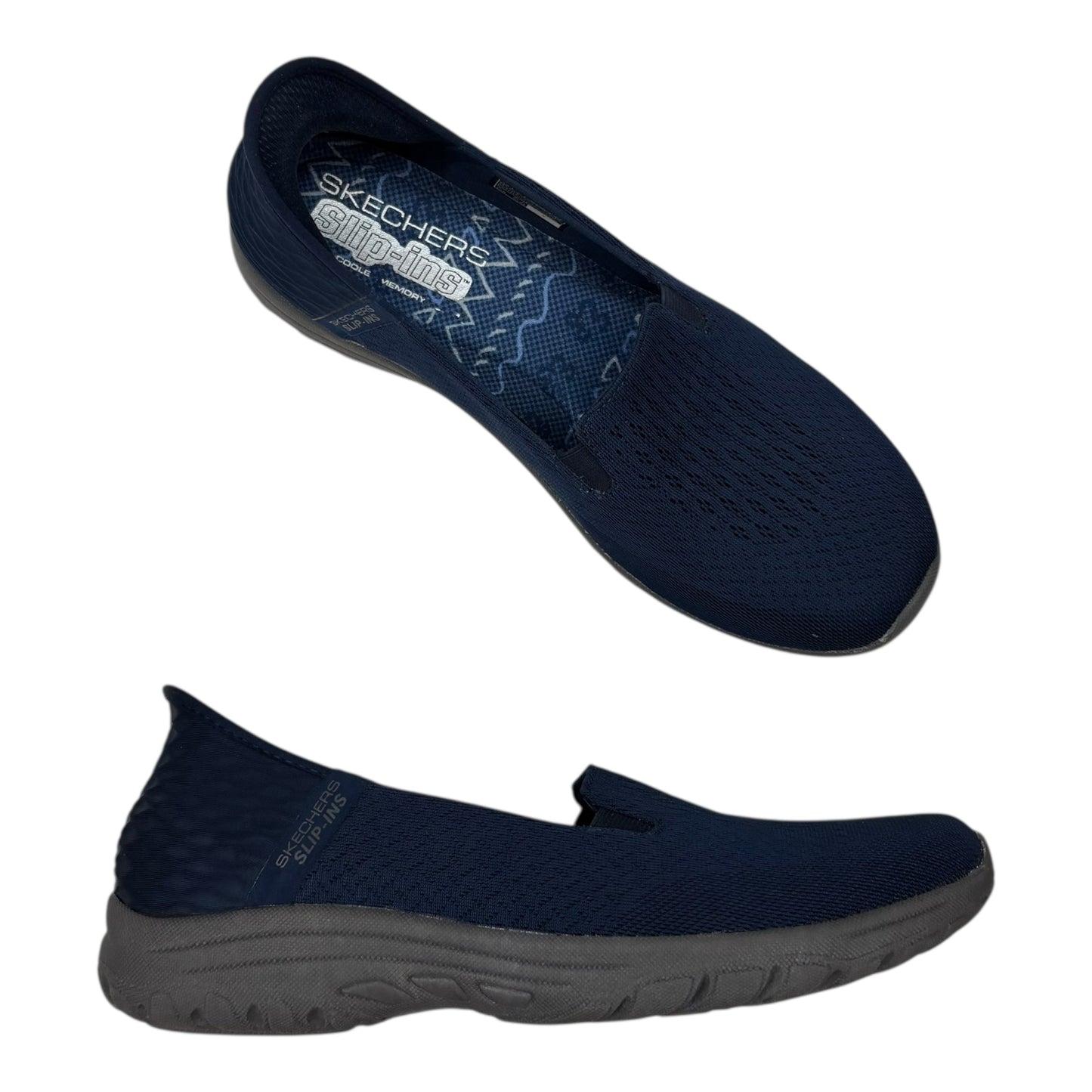 Shoes Flats By Skechers In Blue, Size:10