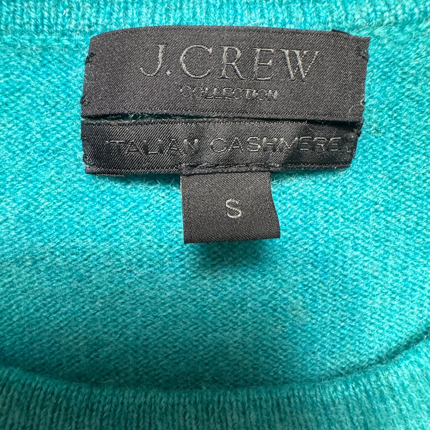 Collection Italian Cashmere Sweater By J. Crew In Aqua, Size: S