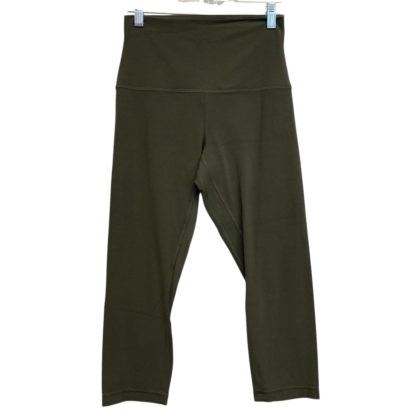 Athletic Capris By Lululemon In Green, Size:M