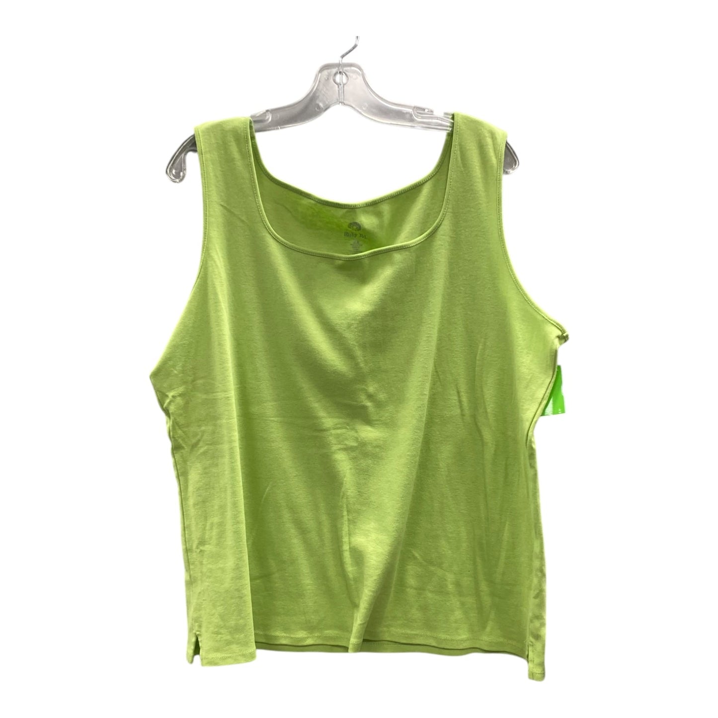 Top Sleeveless By Ruby Rd In Green, Size:2X