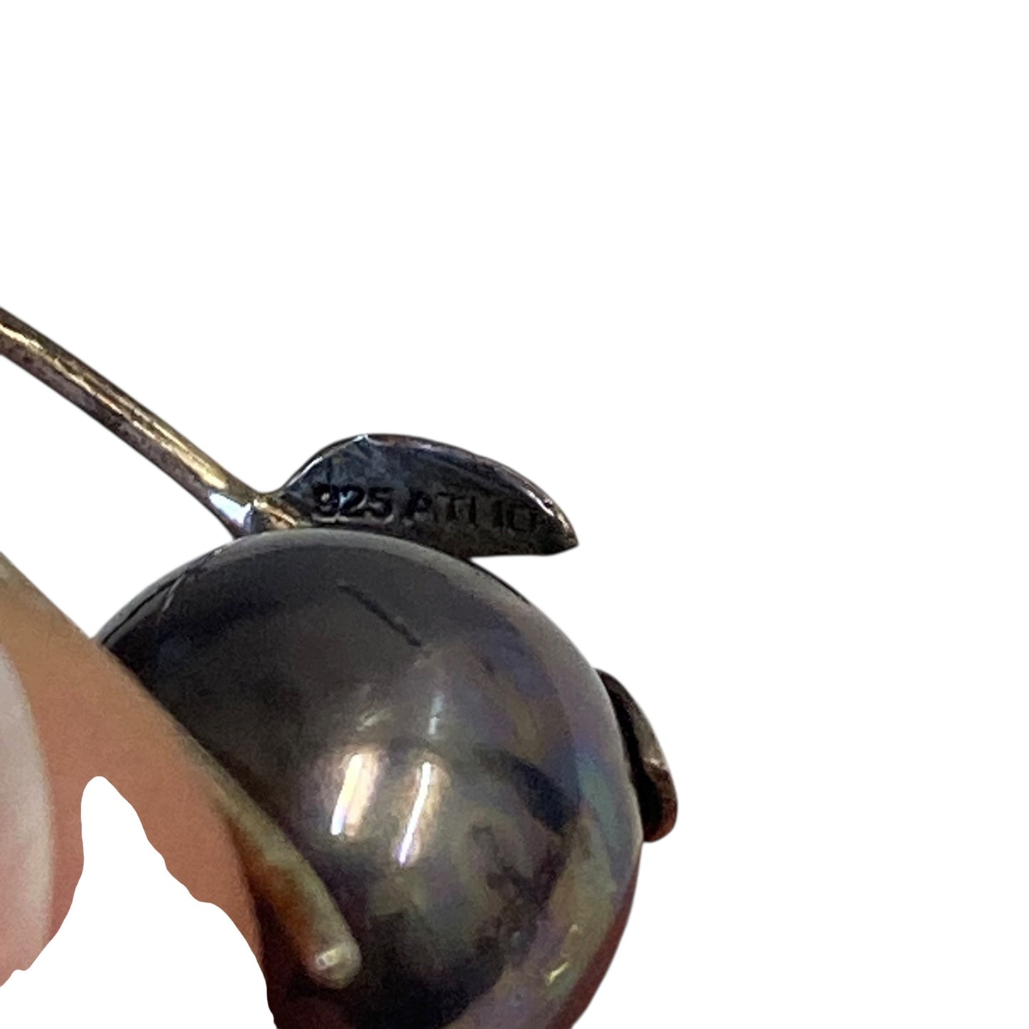 Earrings Dangle/Drop By Annika Witt In Sterling Silver & Grey