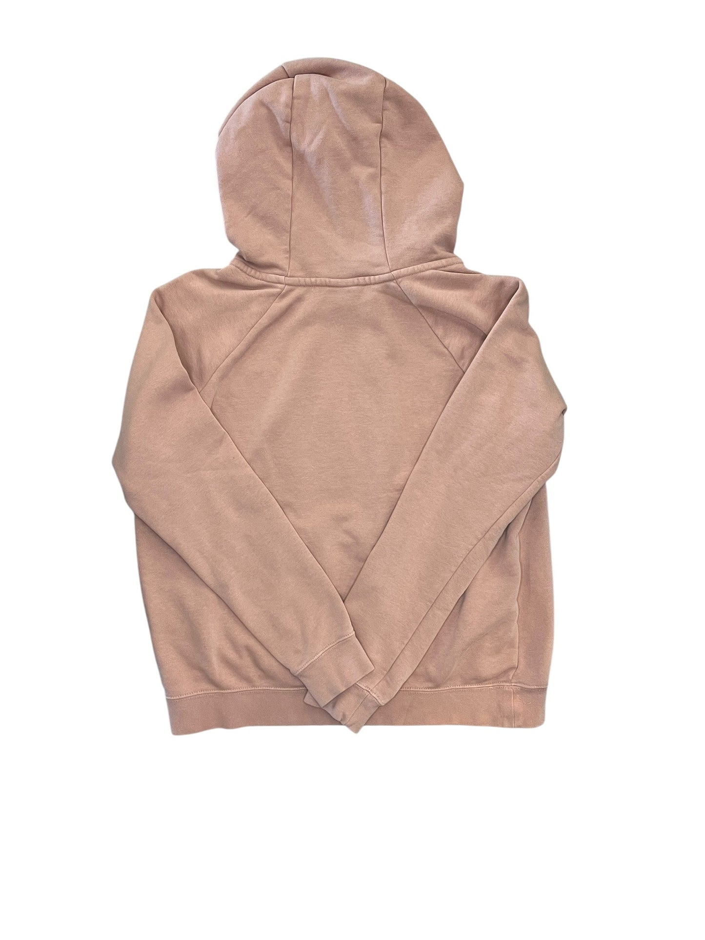 Athletic Sweatshirt Hoodie By Nike Apparel In Peach, Size:M