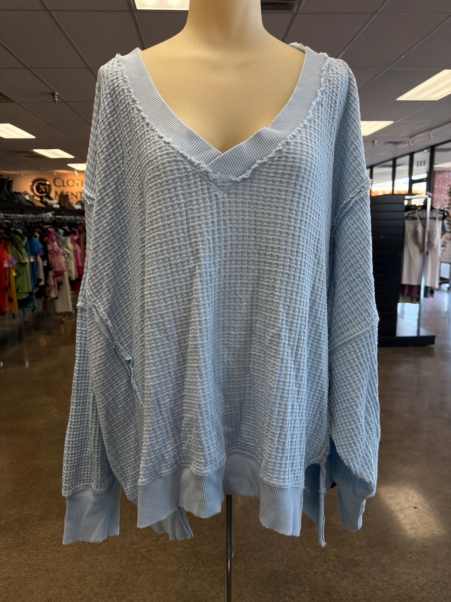 Sweater By American Eagle In Blue, Size:Xl