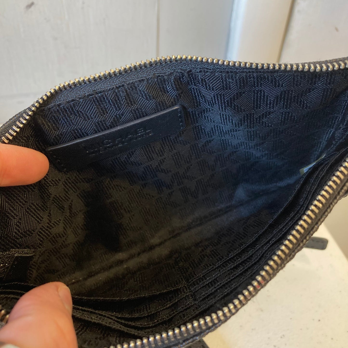 Crossbody Designer By Michael Kors In Black, Size:Small