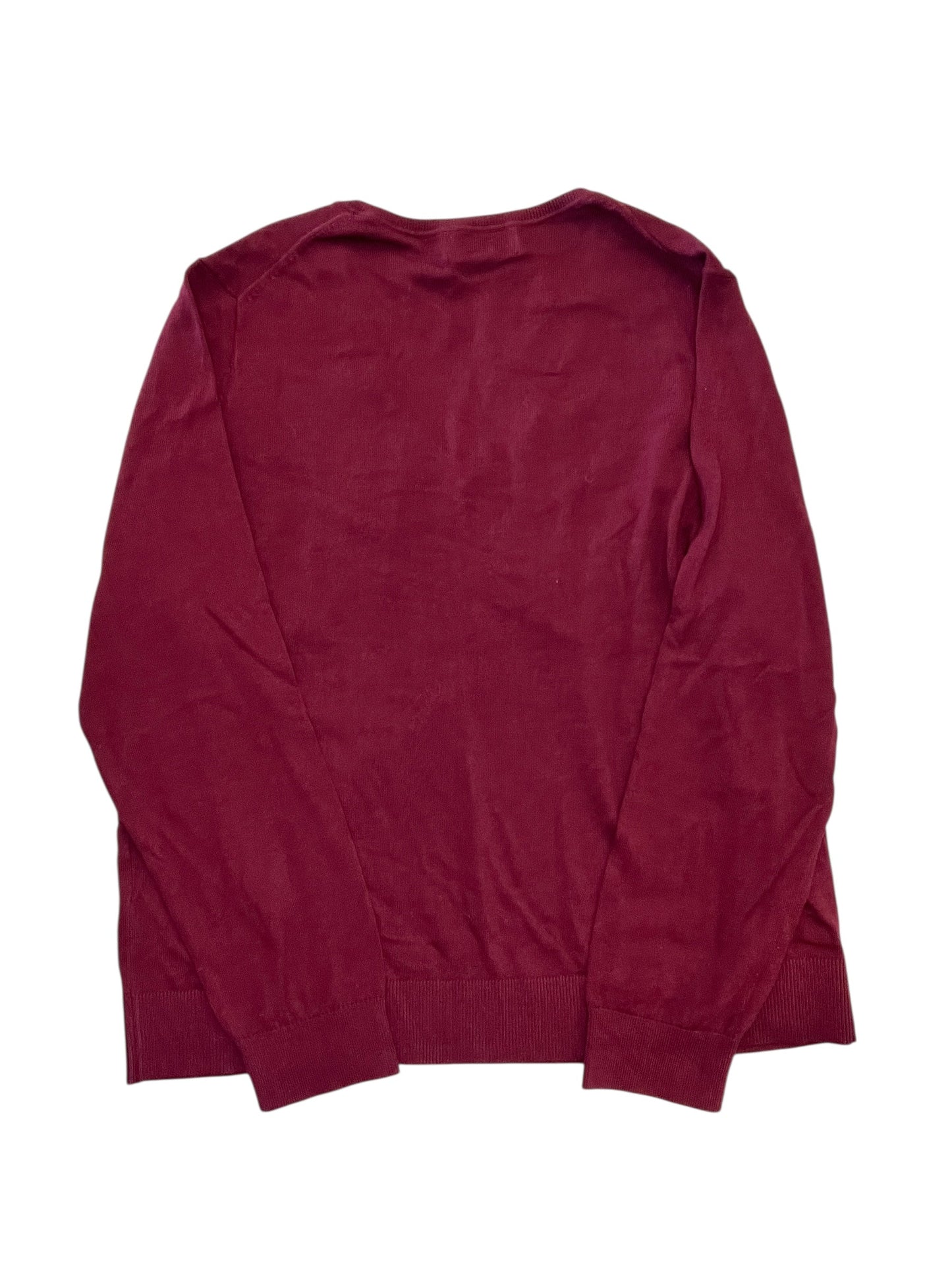 Sweater By Banana Republic In Purple, Size:Xl