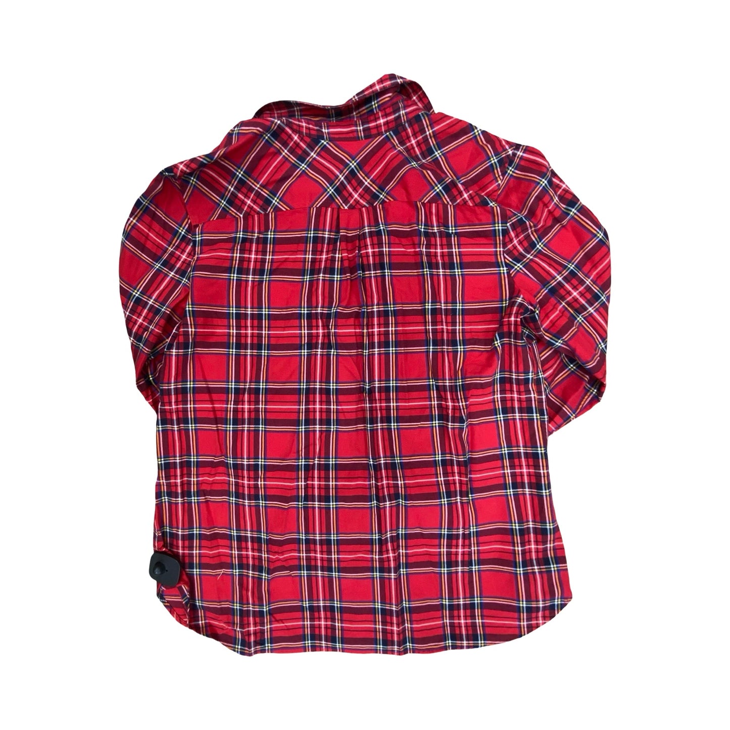Top Ls By Talbots In Plaid Pattern, Size:L