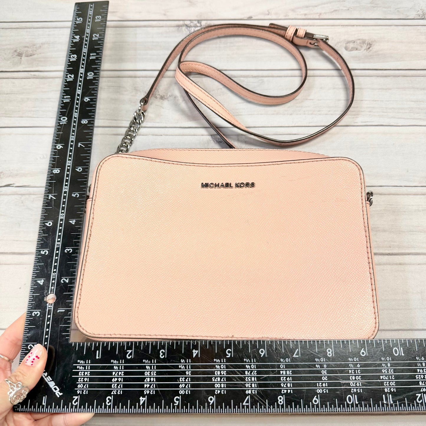 Crossbody Designer By Michael Kors, Size: Medium