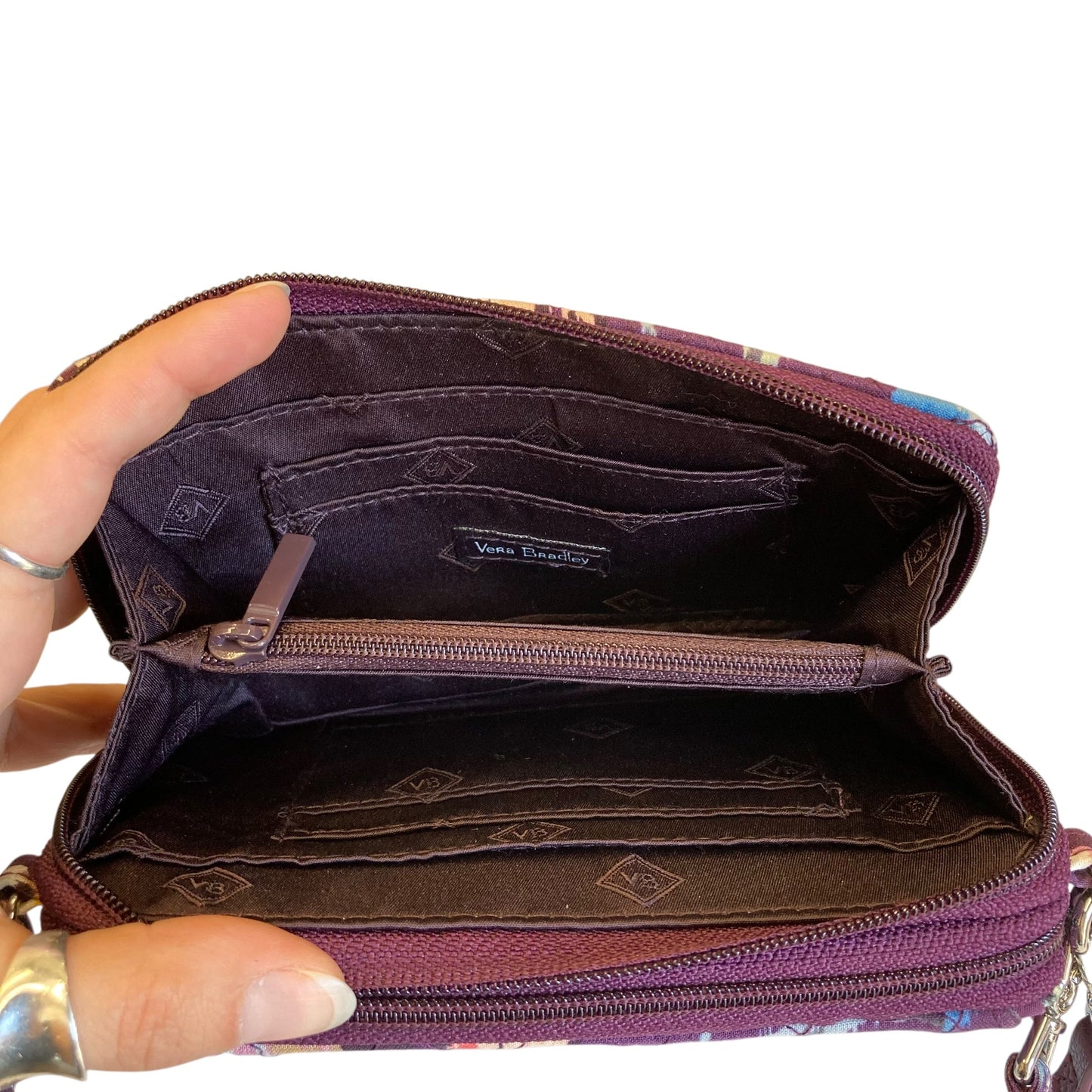 Crossbody By Vera Bradley In Purple, Size:Small