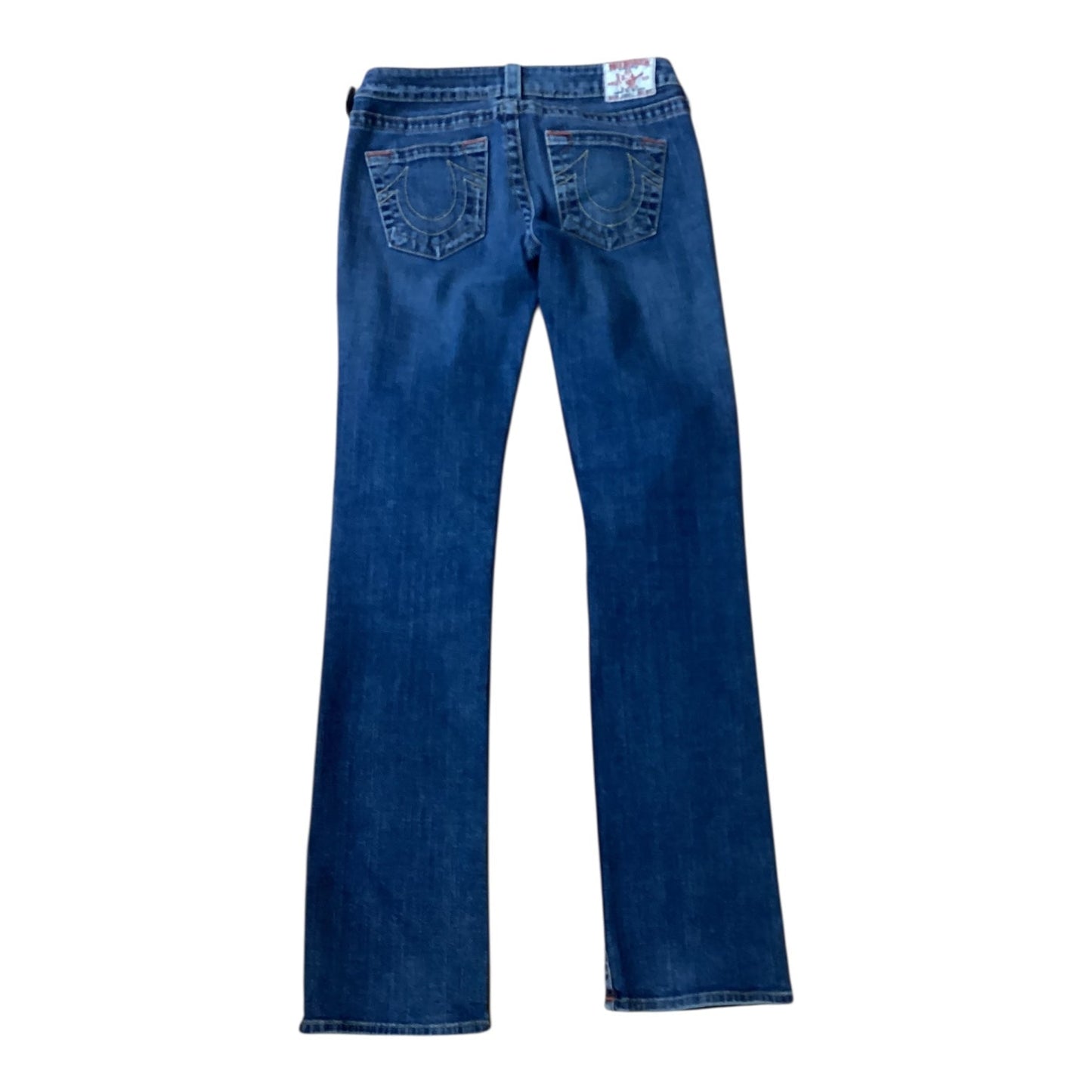 Jeans Boot Cut By True Religion In Blue Denim, Size:6
