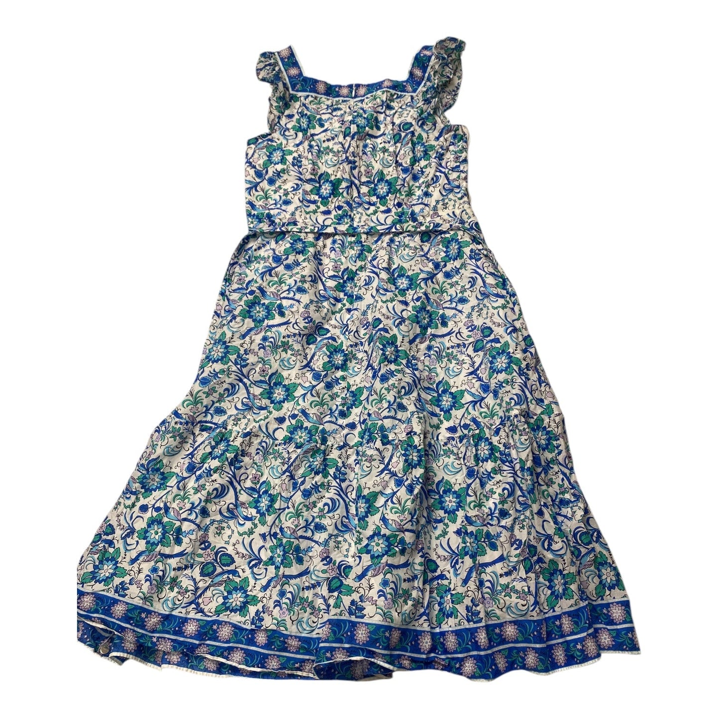 Dress Casual Maxi By Talbots In Floral Print, Size:10