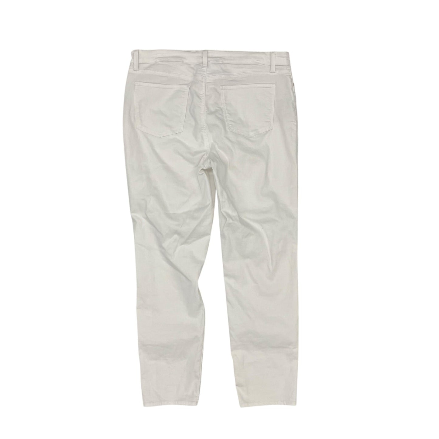 Jeans Skinny By Talbots In White Denim, Size:14