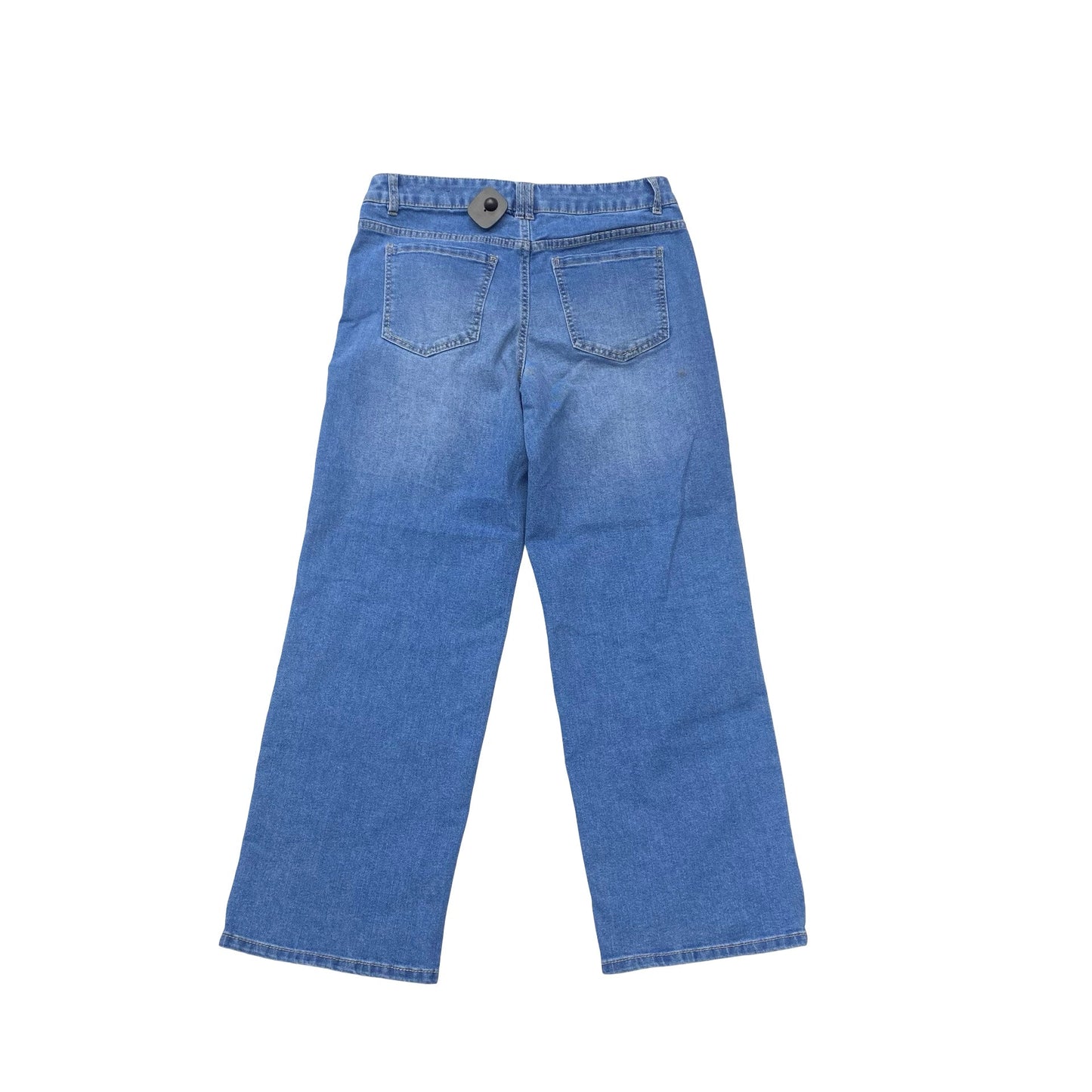 Jeans Wide Leg By D Jeans In Blue Denim, Size:12P