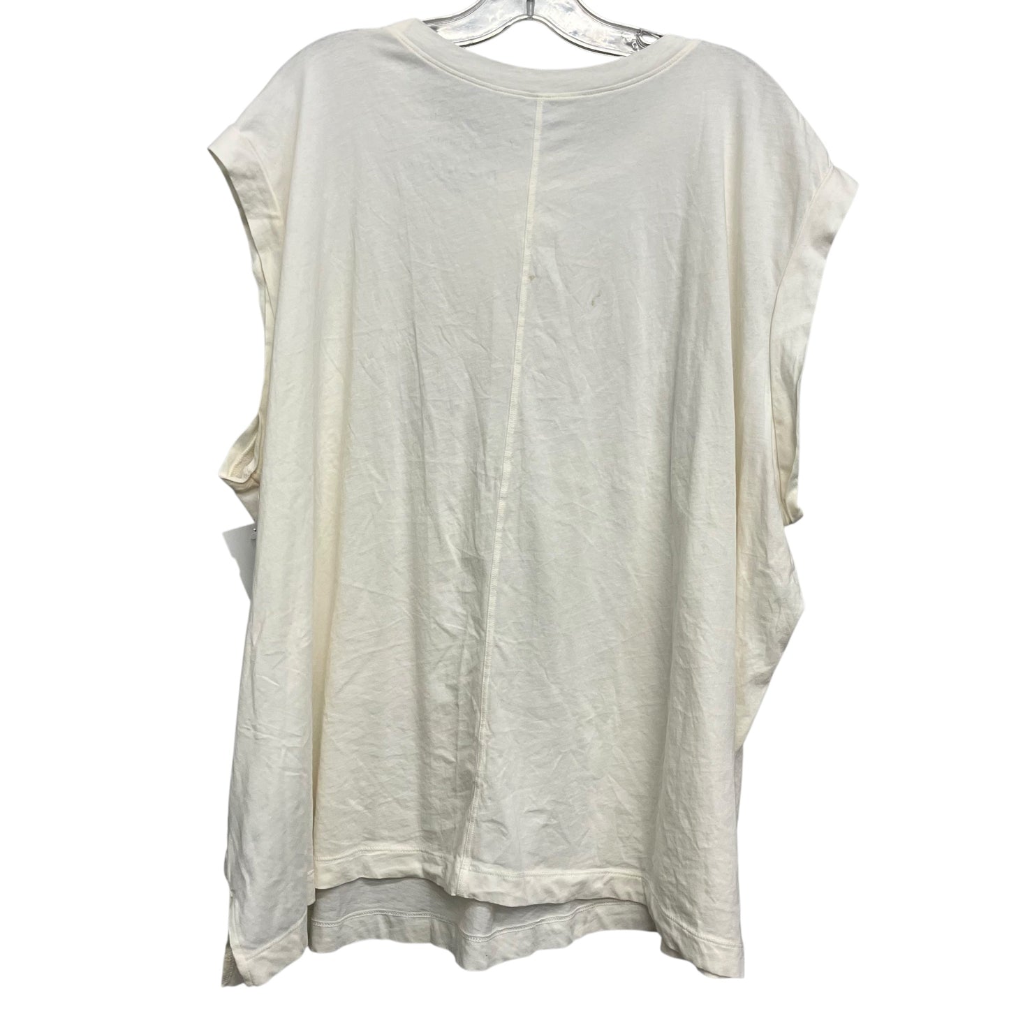 Top Sleeveless Basic By Torrid In Cream, Size:3X