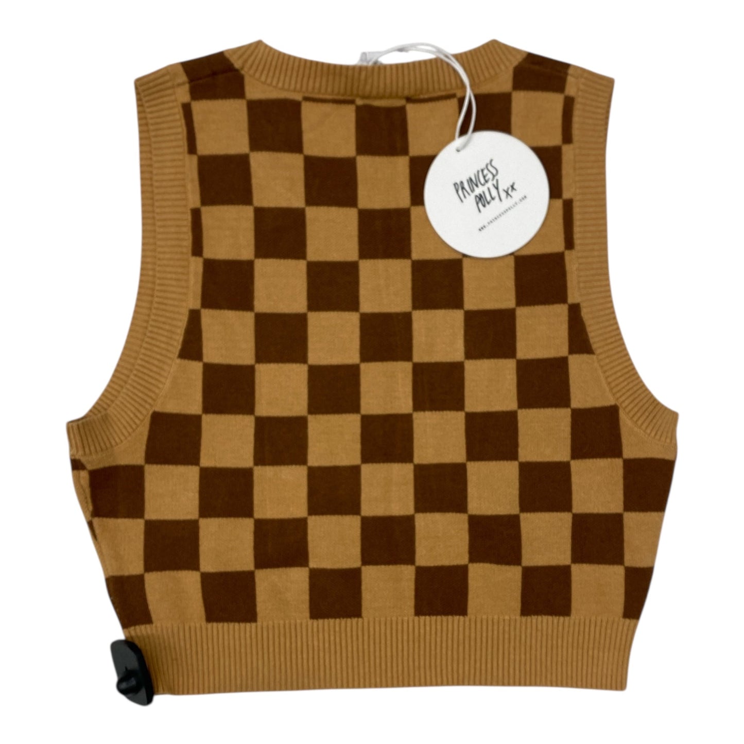 Top Sleeveless By Princess Polly In Brown, Size:L