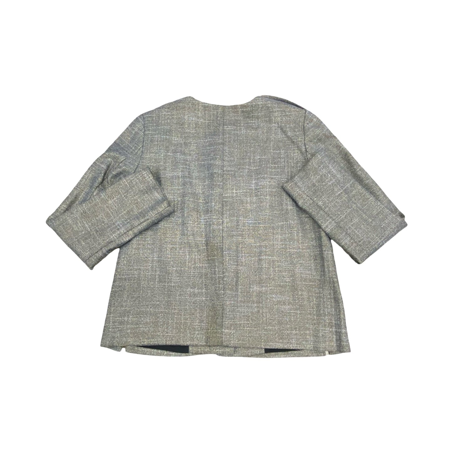 Blazer By Clothes Mentor In Grey & Yellow, Size:S
