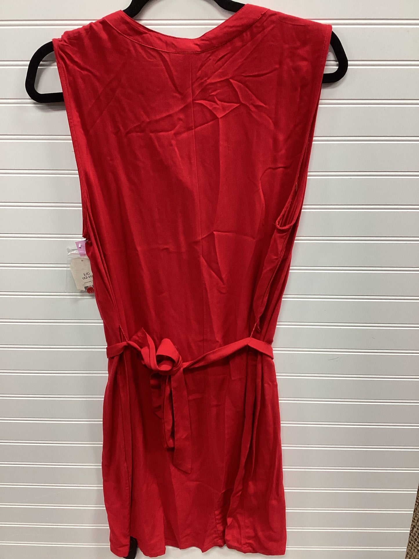 Dress Casual Midi By Faded Glory In Red, Size:M