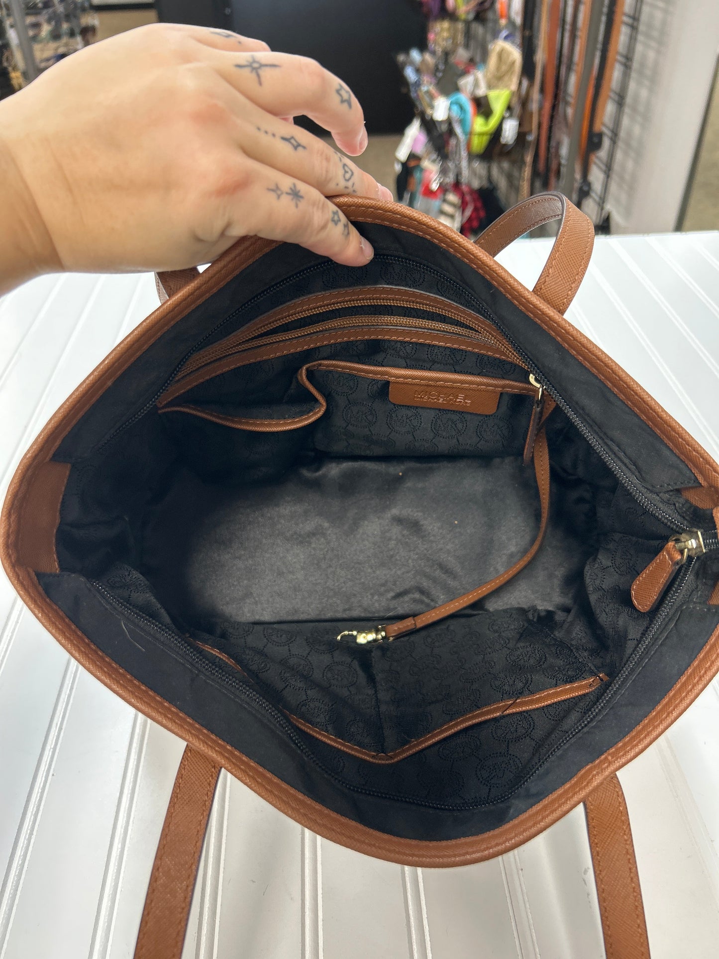 Handbag By Michael By Michael Kors In Black, Size:Small