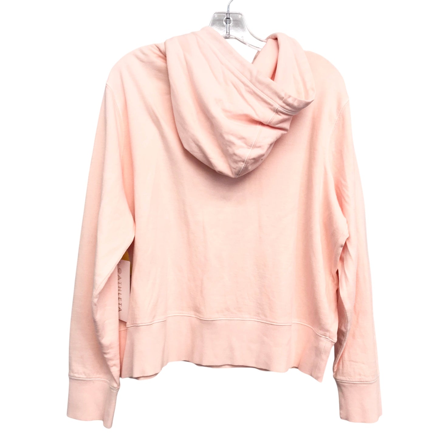 Athletic Sweatshirt Hoodie By Athleta In Peach, Size:2X