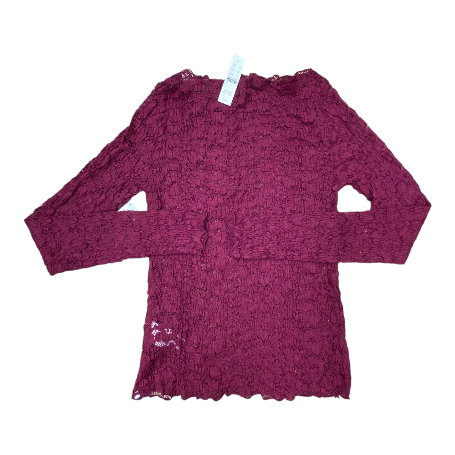 Top Ls By J. Crew In Purple, Size:M