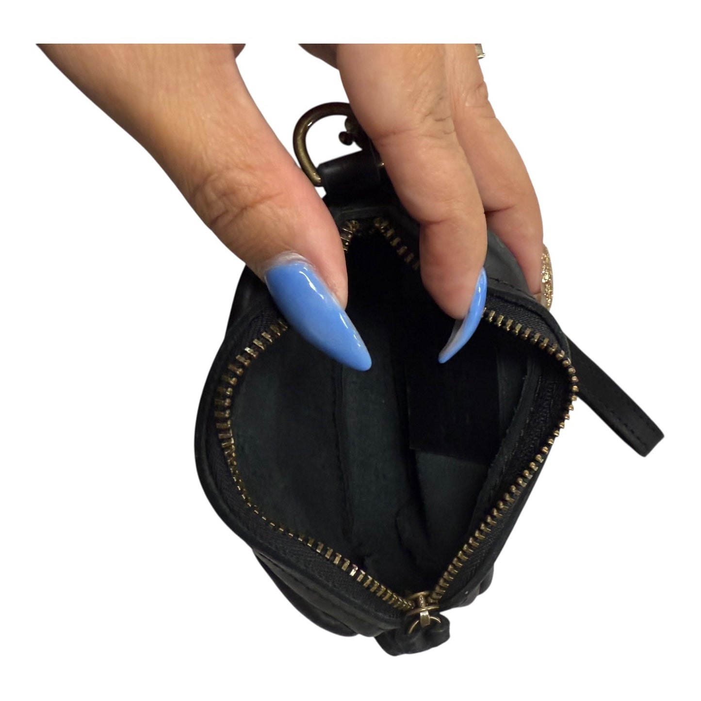 Coin Purse Leather By Able In Black, Size:Small