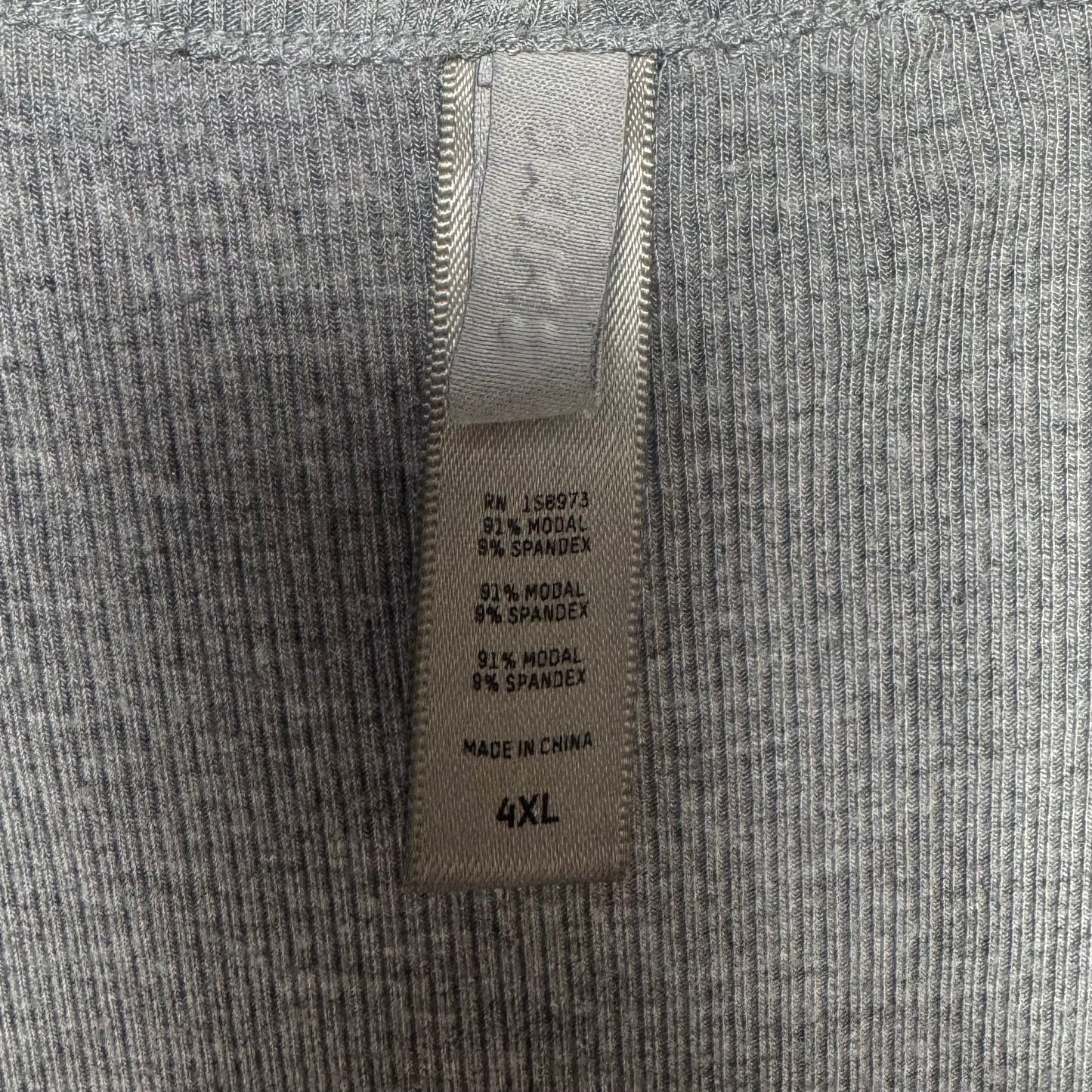 Dress Casual Maxi By Skims In Grey, Size: 4XL