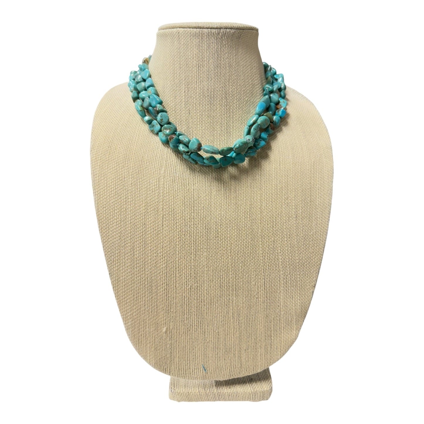 Necklace Other In Aqua