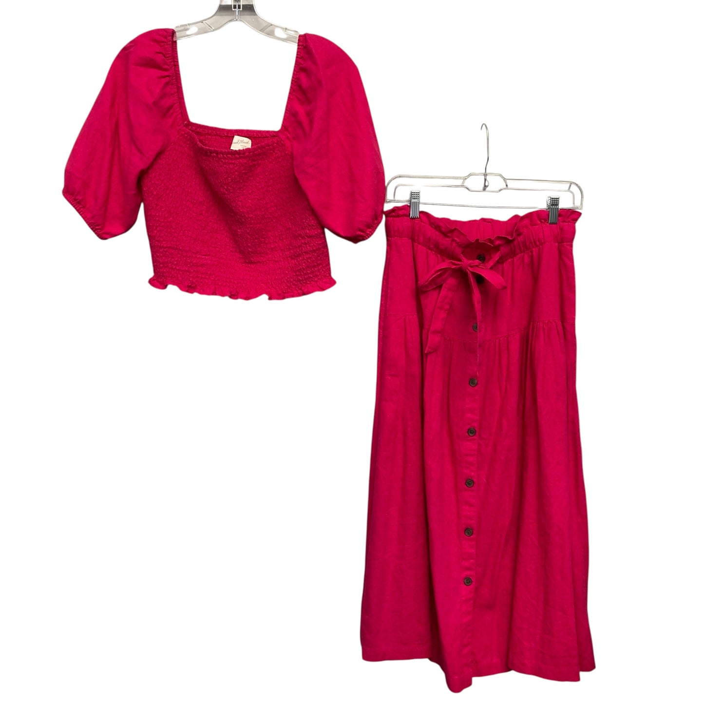 Skirt Set 2Pc By Universal Thread In Pink, Size:S