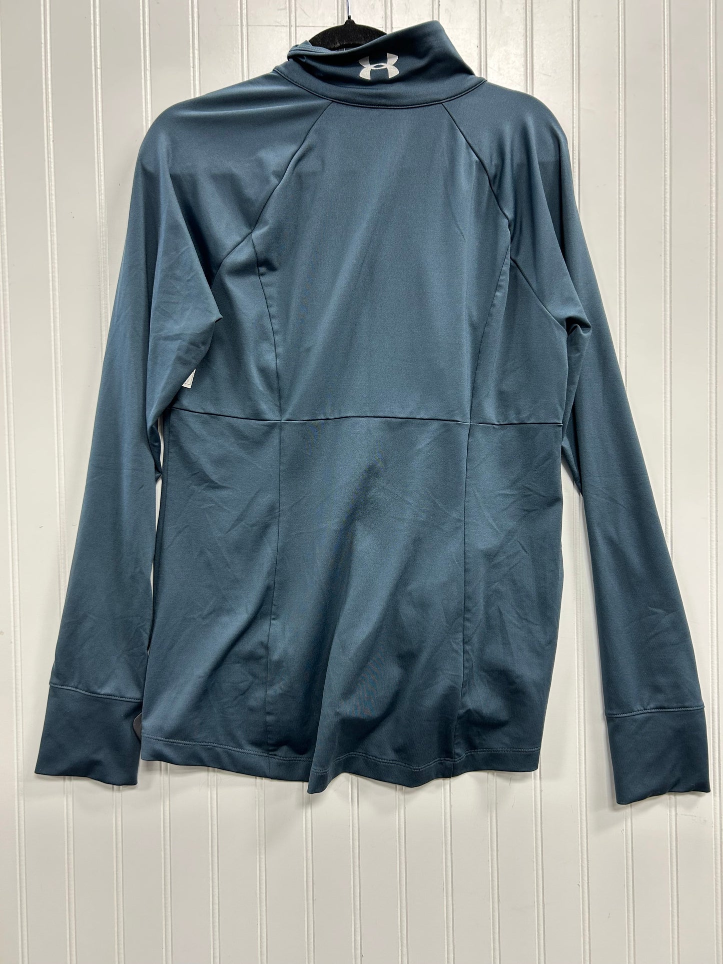 Athletic Top Ls Collar By Under Armour In Blue, Size:Xl