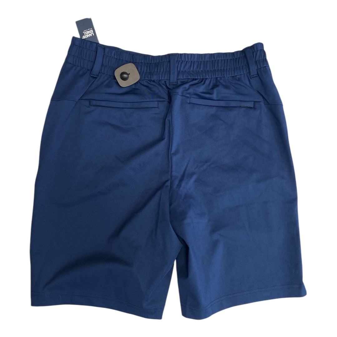 Shorts By Lands End In Navy, Size:M