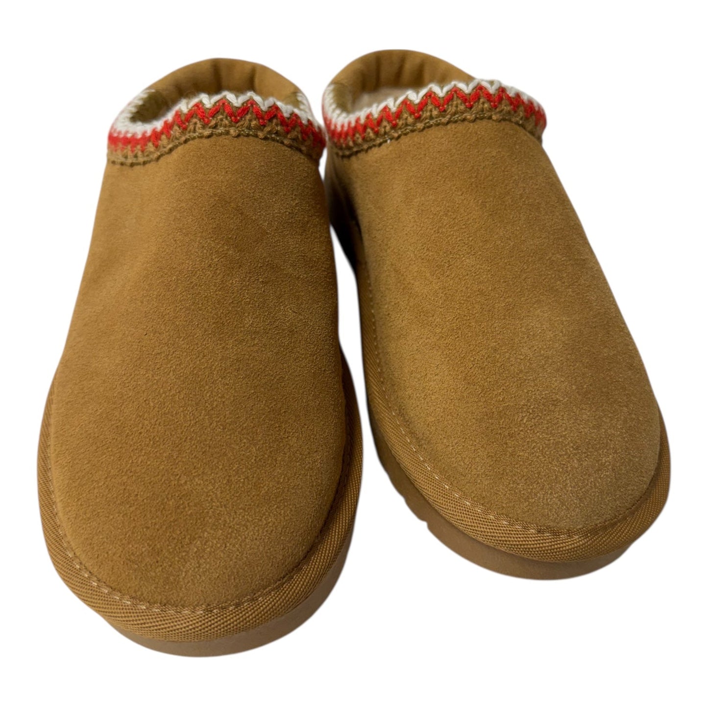 Slippers By Cushionaire In Tan, Size:7