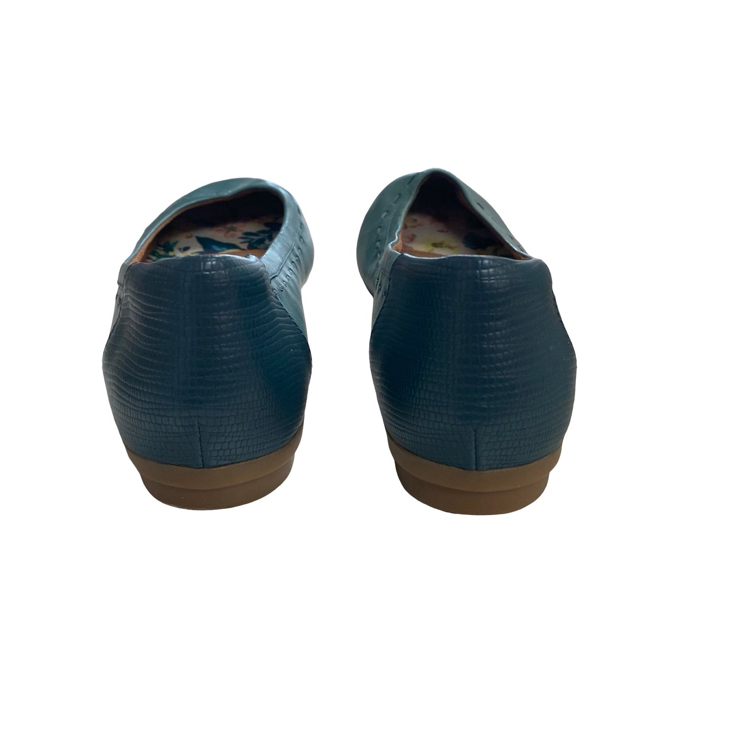 Shoes Flats By Cobb Hill In Teal, Size:6.5