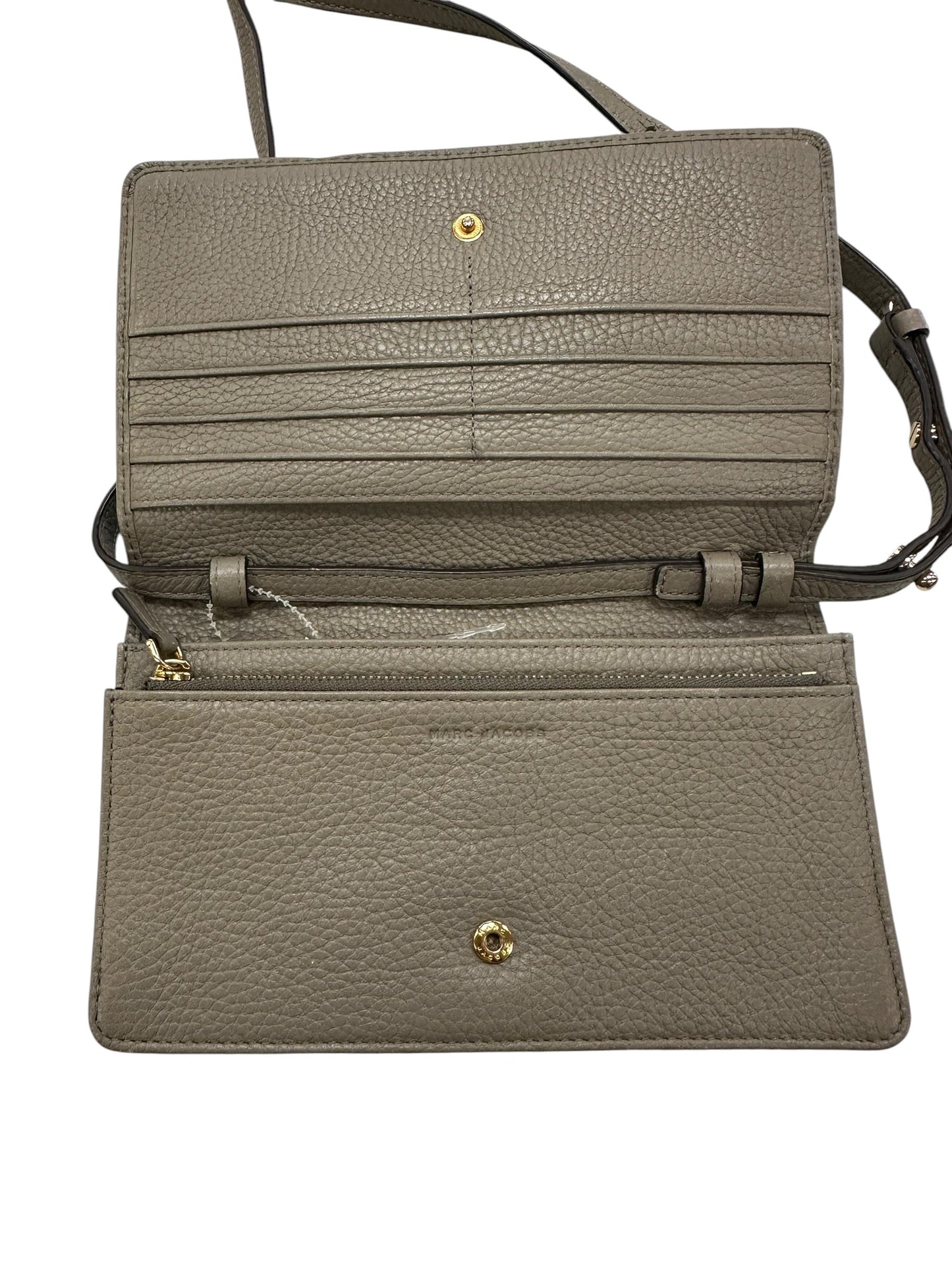 Crossbody Luxury Designer By Marc Jacobs In Taupe, Size:Small
